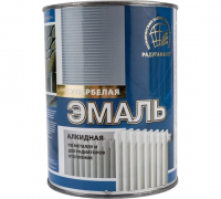 Эмаль для радиаторов алкидная 0,4кг белая глянец Радуга