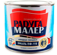 Эмаль ПФ-115 голубая 1,9кг Радуга