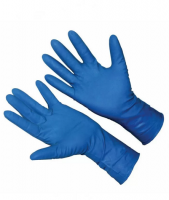 Перчатки одноразовые латексные д/продуктов синие XL HR Gloves