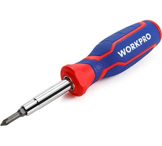 Отвертка PH1,PH2 6в1 Cr-V Workpro----