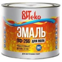 Эмаль для пола ПФ-266 золотисто-коричневая  5,0кг Витеко