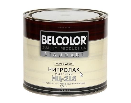Лак мебельный НЦ-218 1,7кг глянцевый финиш Belcolor---