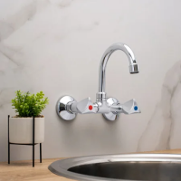 Смеситель кухня от стены SL119-362 РМС (58)*