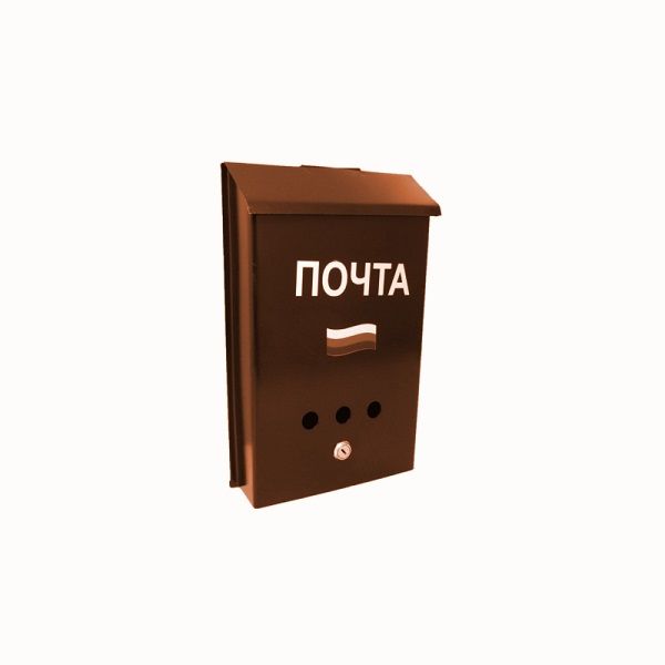 Ящик почтовый с замком бронза