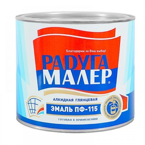 Эмаль ПФ-115 парижская зелень 0,4 кг Радуга