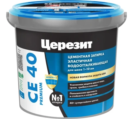 Затирка Ceresit СЕ40 № 01 белый 1кг Henkel
