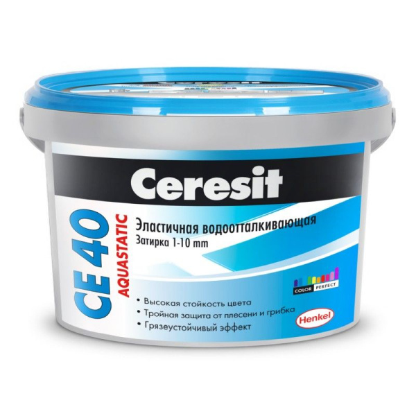 Затирка Ceresit СЕ40 №10 манхеттэн 2кг Henkel(12)