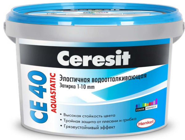Затирка Ceresit СЕ40 №58 темно-коричневый 2кг Henkel(12)