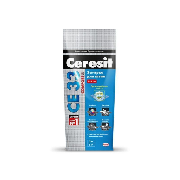 Затирка Ceresit СЕ40 №40 жасмин 2кг Henkel(12)