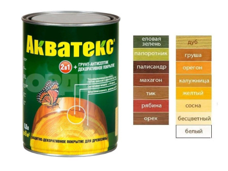 Пропитка Рогнеда Акватекс по дереву тик 2,7л