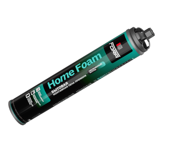 Пена монтажная бытов. 65+л всесезонная 600мл Home Foam Fora