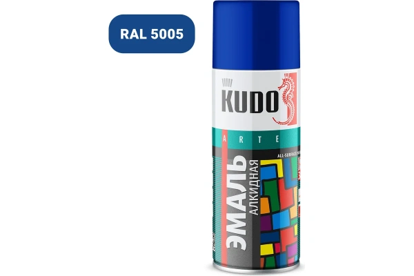 Эмаль алкидная синяя 520мл 1011 Kudo