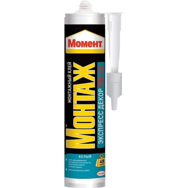 Клей жидкие гвозди акриловые белые МВ- 45 400г Момент Монтаж Henkel
